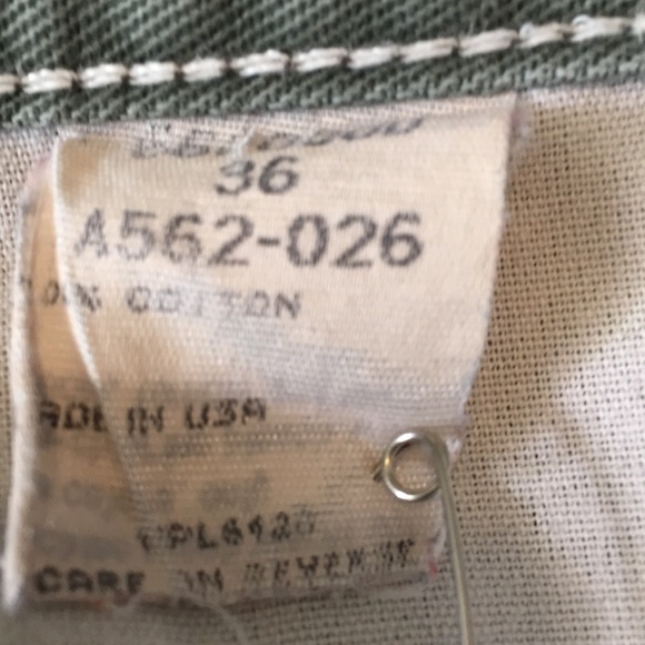 Wrangler Olive Shorts - Picture 3 of 4